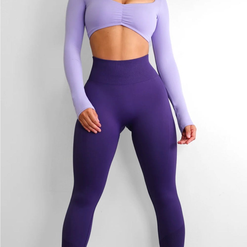 💜Women's Purple High-Waisted Leggings